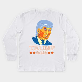 Donald Trump Republican 2016 Kids Long Sleeve T-Shirt